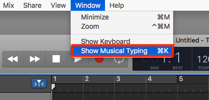 How to pull up keyboard on mac garageband mac